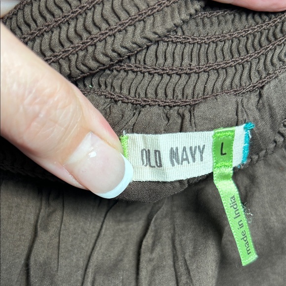 BOHO Brown Double Layered Skirt - Picture 4 of 12